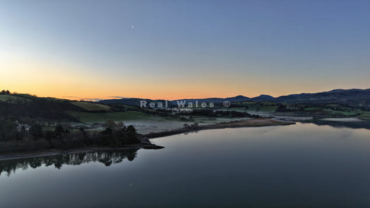 River Mist and Wooded Banks (Conwy Estuary)