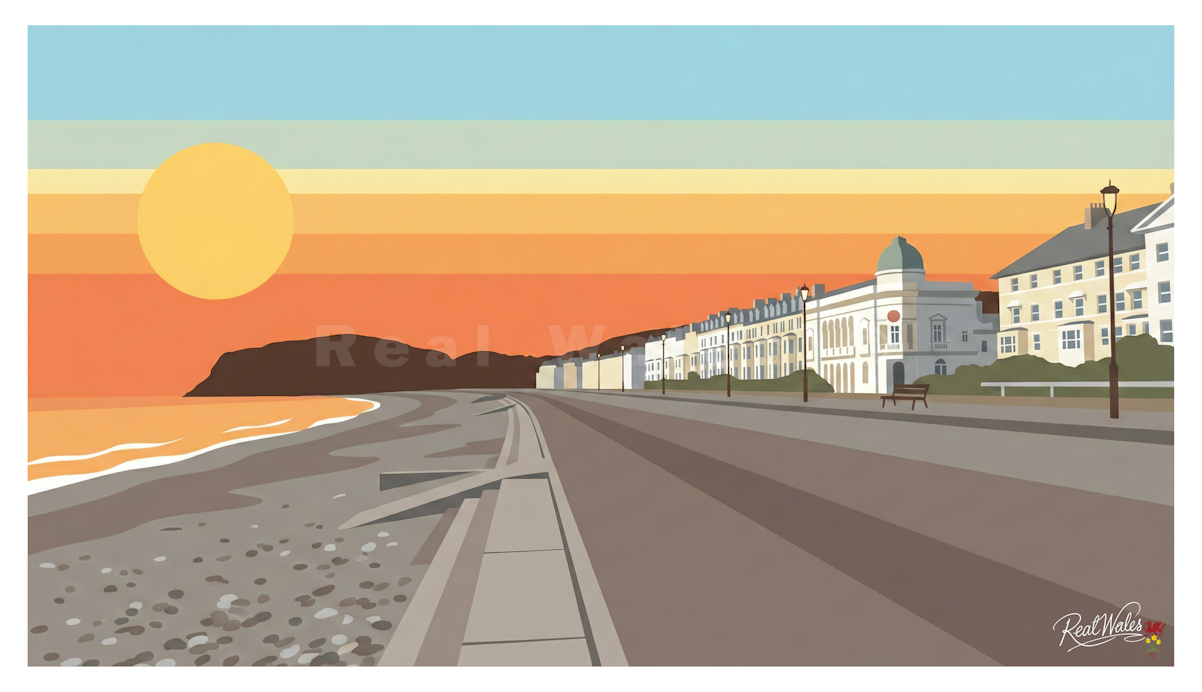 Framed by the towering limestone headlands of the Great Orme to the west and the Little Orme to the east, the sweeping crescent bay is a masterclass in grand Victorian town planning. Along the wide, impeccably preserved promenade stands a striking collection of 19th and early 20th-century architecture, but few landmarks capture the eye quite like the Washington Building on East Parade.