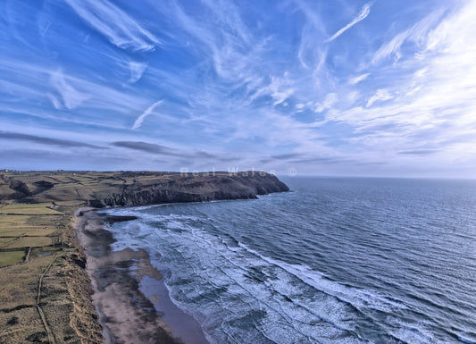 Where the Ocean Devours the Peninsula (Porth Neigwl)