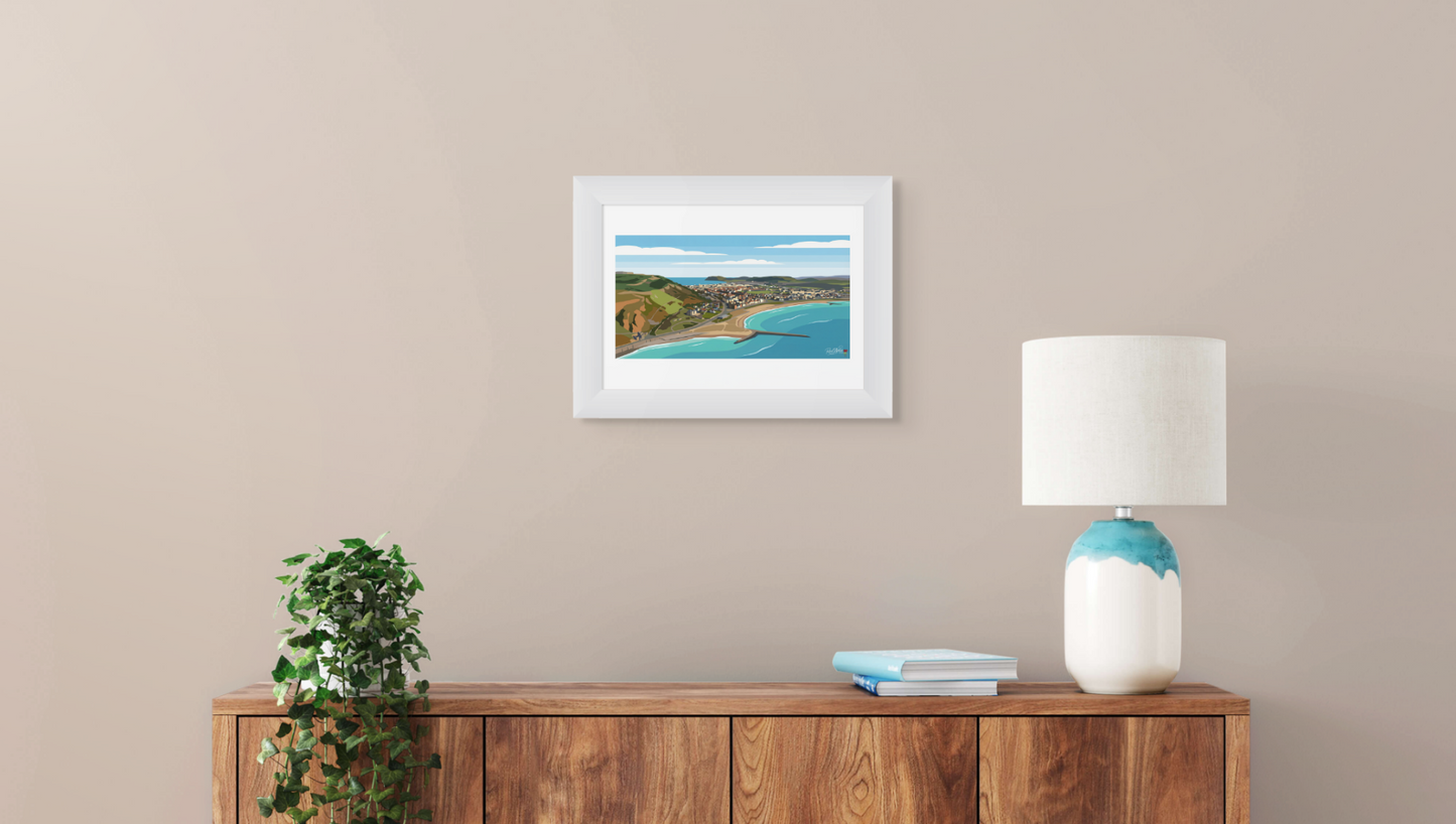 The Cliff, the Crescent and the Sea (Llandudno)