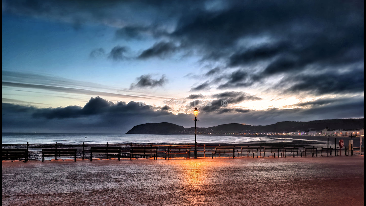 A Single Flame on the Victorian Shore (North Shore, Llandudno)